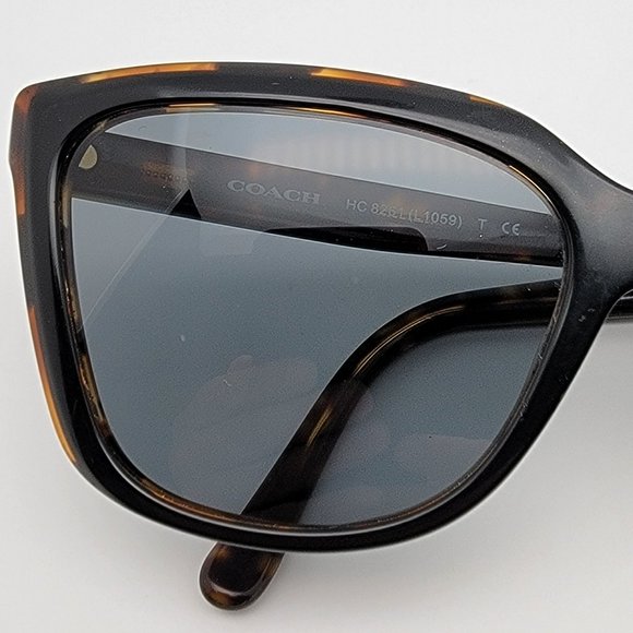 *SOLD* Coach HC8261 L1059 544687 Black Tortoise Sunglasses FRAME ONLY 56-18-140 - Picture 12 of 12
